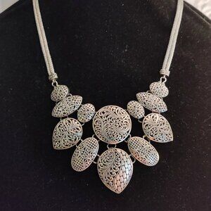 Substantial sterling silver necklace